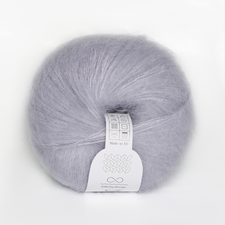 Silk Mohair (Infinity) 7610 серо-лиловый, пряжа 25г