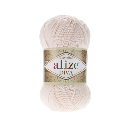 Diva (Alize) 382 пудра, пряжа 100г
