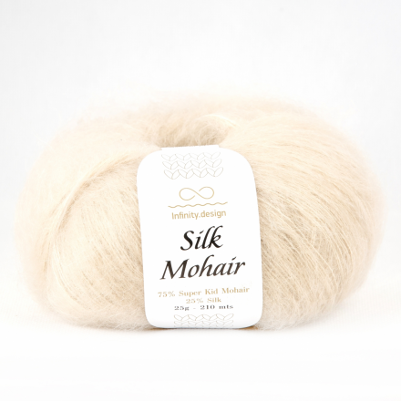 Silk Mohair (Infinity) 2641 натуральный, пряжа 25г