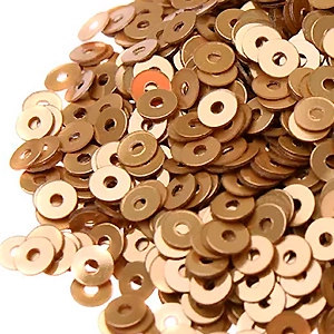 8129 цв.Beige Metal, пайетки итальянские 3мм 3г