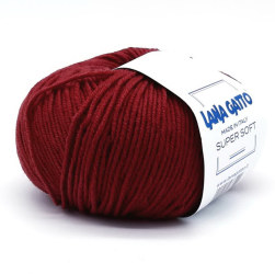 Super Soft (Lana Gatto) 9068 гранат, пряжа 50г