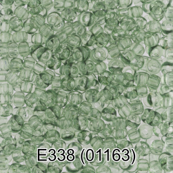 01163 (E338) т.зеленый круглый бисер Preciosa 5г