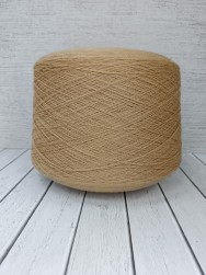 CashWool (Zegna Baruffa) цв.бежевый, пряжа бобинная итальянская 1г