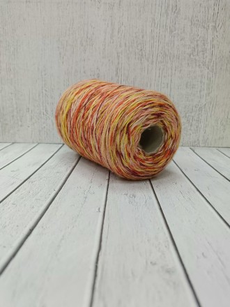 Rainbow (Filcom) цвет 47 Stampato, пряжа бобинная итальянская 1г