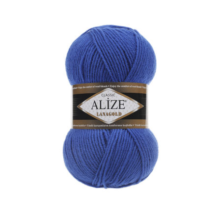 Lanagold (Alize) 141 василек, пряжа 100г