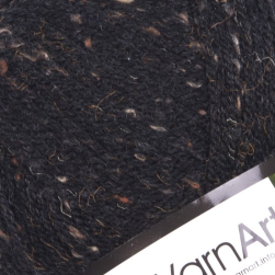 Tweed (Yarnart) 228 черный, пряжа 100г