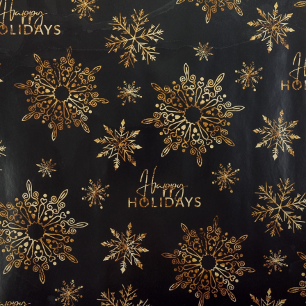 7065414 &quot;Happy holidays&quot; бумага упаковочная глянцевая 50х70 см