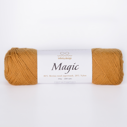 Magic (Infinity) 2035 охра, пряжа 50г