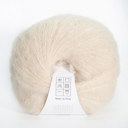 Alpaca Silk (Infinity) 1012 натуральный, пряжа 25г