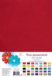 FLT-S1-23 фетр декоративный малиновый 180г, 21х30 см, 1мм