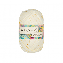 Papyrus (Arachna) 01 молочный, пряжа 40г