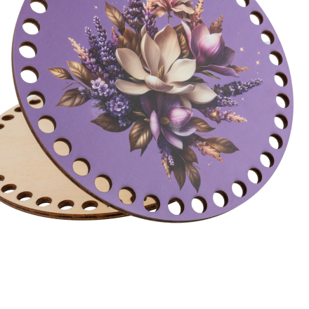 ДВ-02 10 Лавандовая история, набор донышек для вязания 15х0,4 см2шт