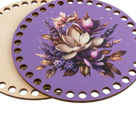 ДВ-02 10 Лавандовая история, набор донышек для вязания 15х0,4 см2шт