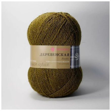 Деревенская (Пехорка) 32 табак, пряжа 100г