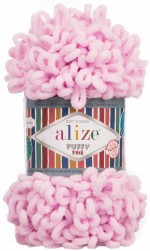 Puffy Fine (Alize) 194 св.розовый, пряжа 100г