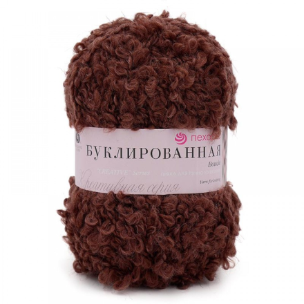 Буклированная (Пехорка) 173 грильяж, пряжа 200г