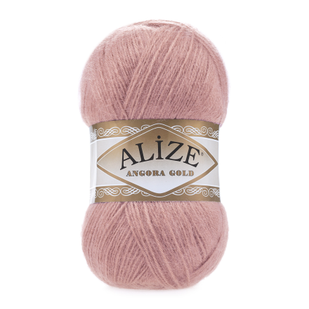 Angora Gold (Alize) 144 темная пудра, пряжа 100г