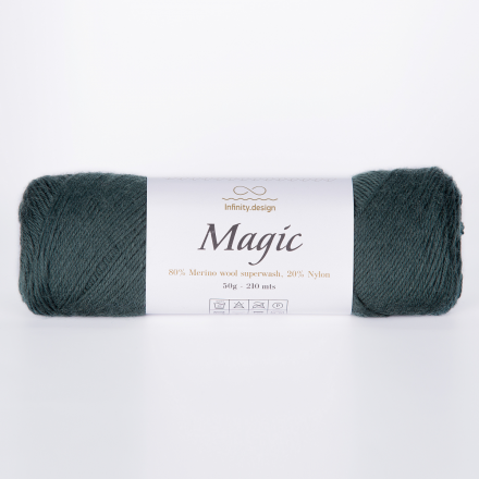 Magic (Infinity) 8264 зеленый, пряжа 50г