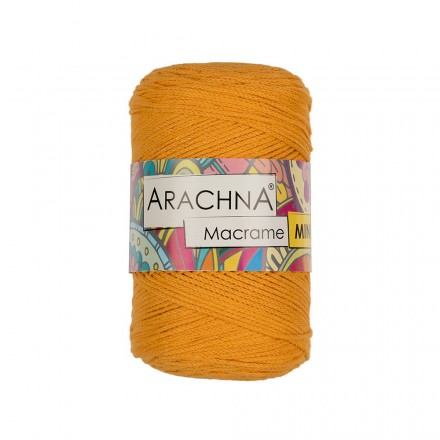 Macrame Mini (Arachna) 20 жёлтый, 250г