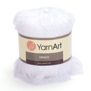 Tango (Yarnart) 551 белый, пряжа 100г