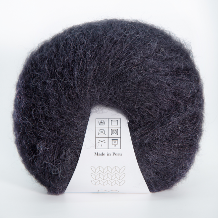 Alpaca Silk (Infinity) 1099 черный, пряжа 25г
