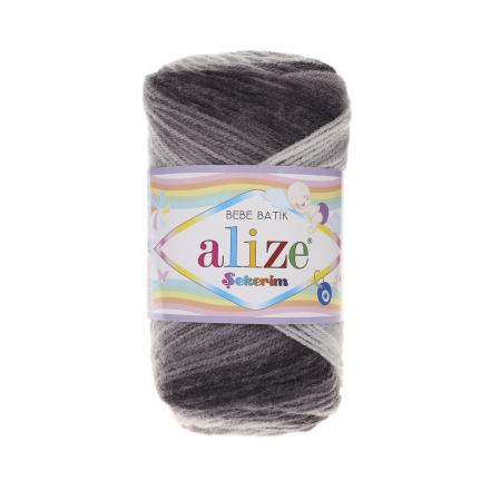 Sekerim bebe batik (Alize) 2881, пряжа 100г