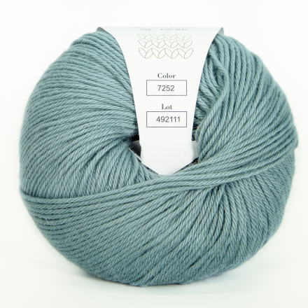 Cotton Alpaca (Infinity) 7252 морская волна, пряжа 50г