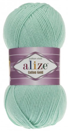 Cotton Gold (Alize) 15 зел.бирюза, пряжа 100г