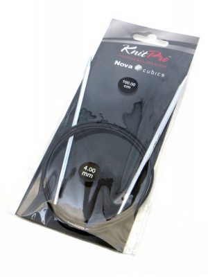 12217 Nova Cubics KnitPro спицы круговые 4 мм 100 см