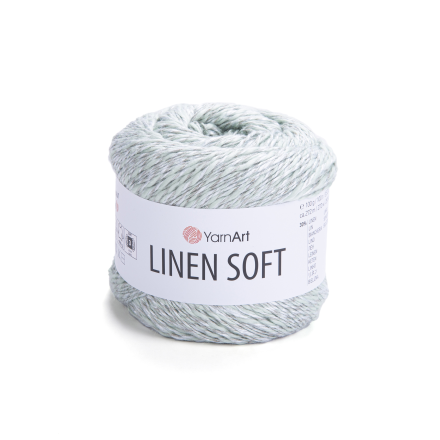 Linen Soft (Yarnart) 7312 полынь, пряжа 100г