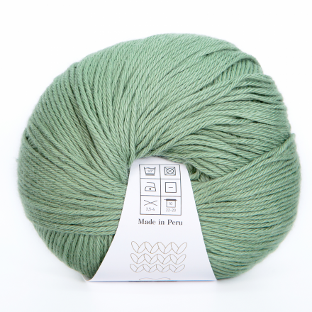 Cotton Alpaca (Infinity) 8522 пыльная зелень, пряжа 50г