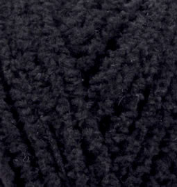 Softy (Alize) 1060 чёрный, пряжа 50г