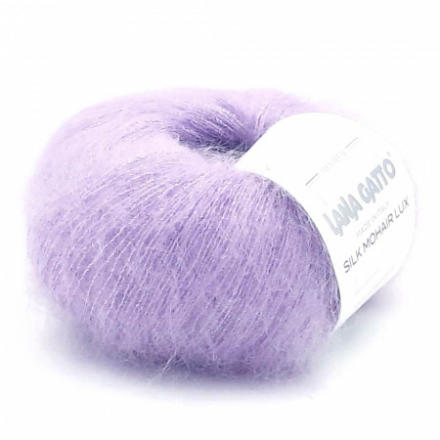 Silk Mohair Lux (Lana Gatto) 8481 нежная сирень, пряжа 25г