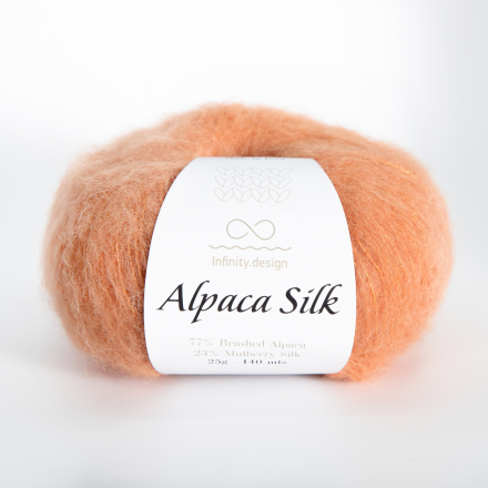 Alpaca Silk (Infinity) 2355 светлая охра, пряжа 25г