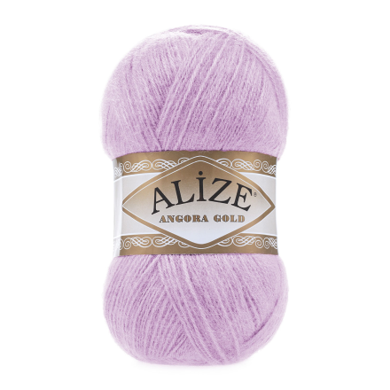 Angora Gold (Alize) 27 лиловый, пряжа 100г