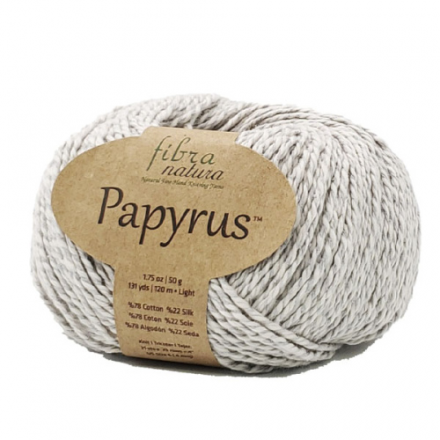 Papyrus (Fibra Natura) 229-21 серо-бежевый, пряжа 50г