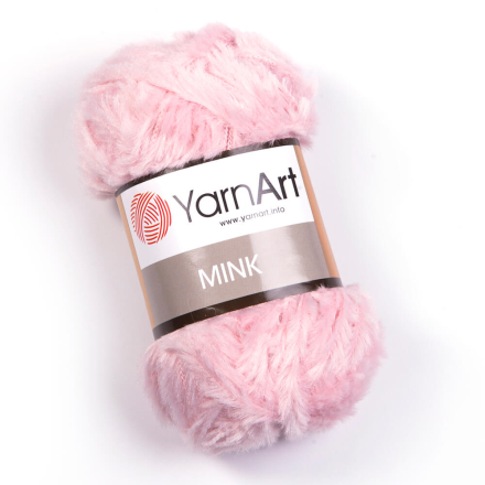 Mink (Yarnart) 347 св.розовый, пряжа 50г