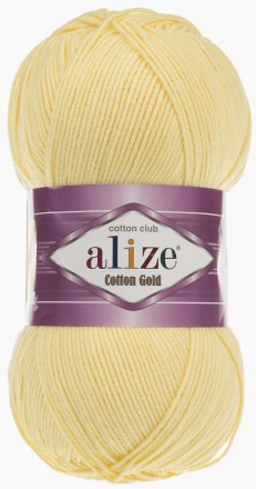 Cotton Gold (Alize) 187 св.лимон, пряжа 100г