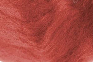 0131 багряный ТКФ, тонкая мериносовая шерсть для валяния 50г