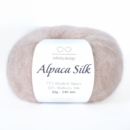 Alpaca Silk (Infinity) 2650 беж, пряжа 25г