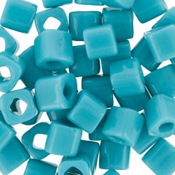 TOHO CUBE 4 мм 0055 бирюзовый, бисер 5 г (Япония)