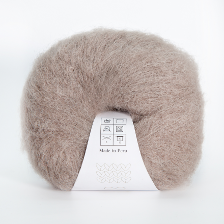 Alpaca Silk (Infinity) 2652 темный беж, пряжа 25г