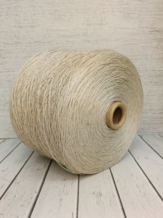 Lino 3/13 (The Royal Collection) цв.001, пряжа бобинная итальянская 1г