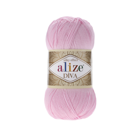 Diva (Alize) 291 розовый, пряжа 100г