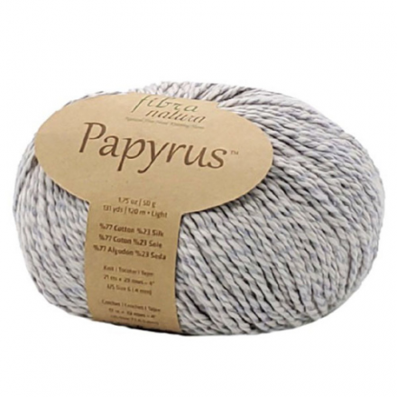Papyrus (Fibra Natura) 229-25 серый, пряжа 50г