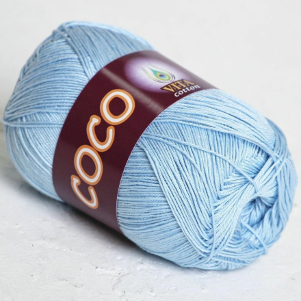 Coco (Vita) 4323 св.голубой, пряжа 50г