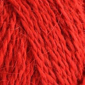 Деревенская (Пехорка) 88 красный мак, пряжа 100г