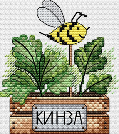 М-638 &quot;Кинза&quot; набор для вышивки крестом