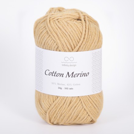 Cotton Merino (Infinity) 2124 солома, пряжа 50г