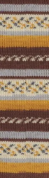 Superwash Wool (Alize) 7652 оранжевый принт, пряжа 100г